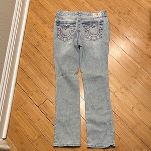 True Religion Light Blue Boot Cut Jeans